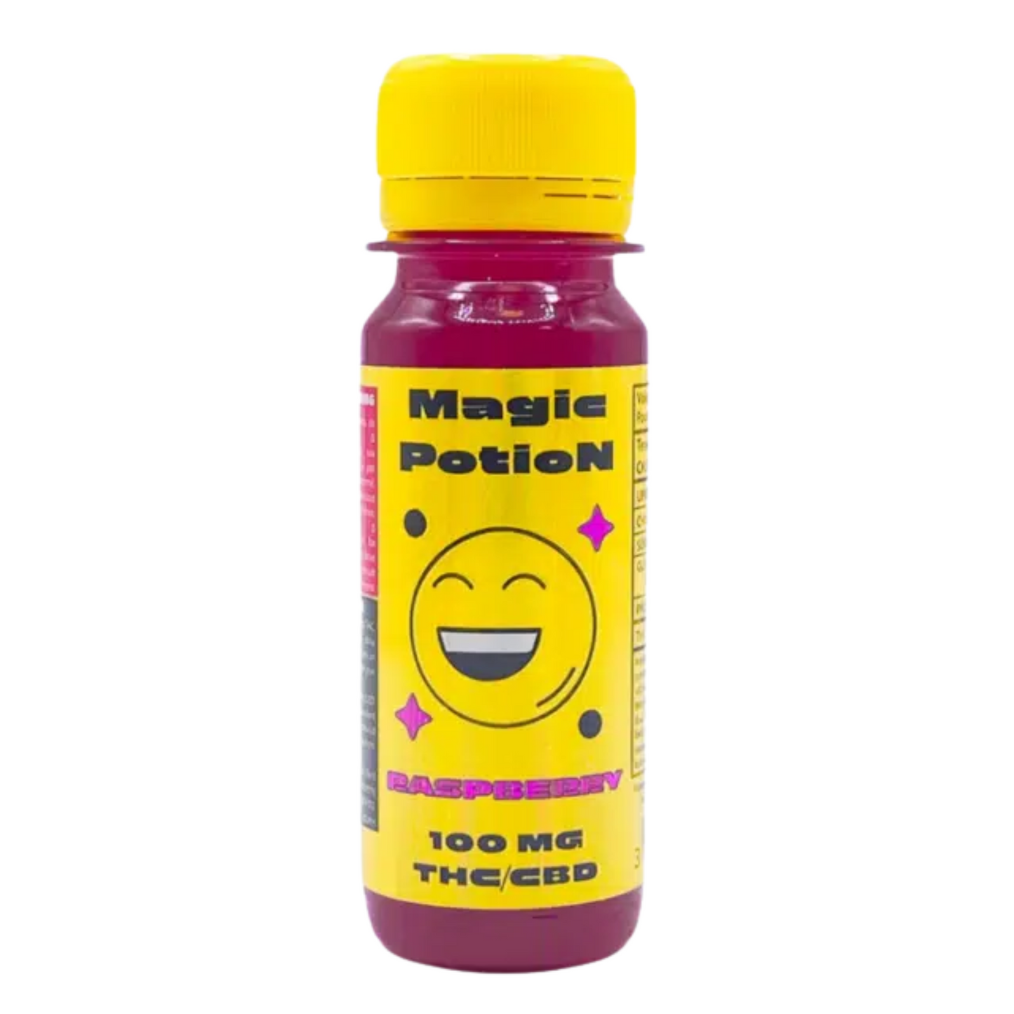 Sirop 60 ml / 100 mg CBD & THC saveur Cola ou Framboise - Magic Potion - Spliff