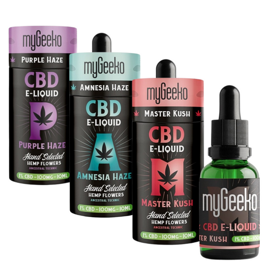 E liquides CBD MyGeeko