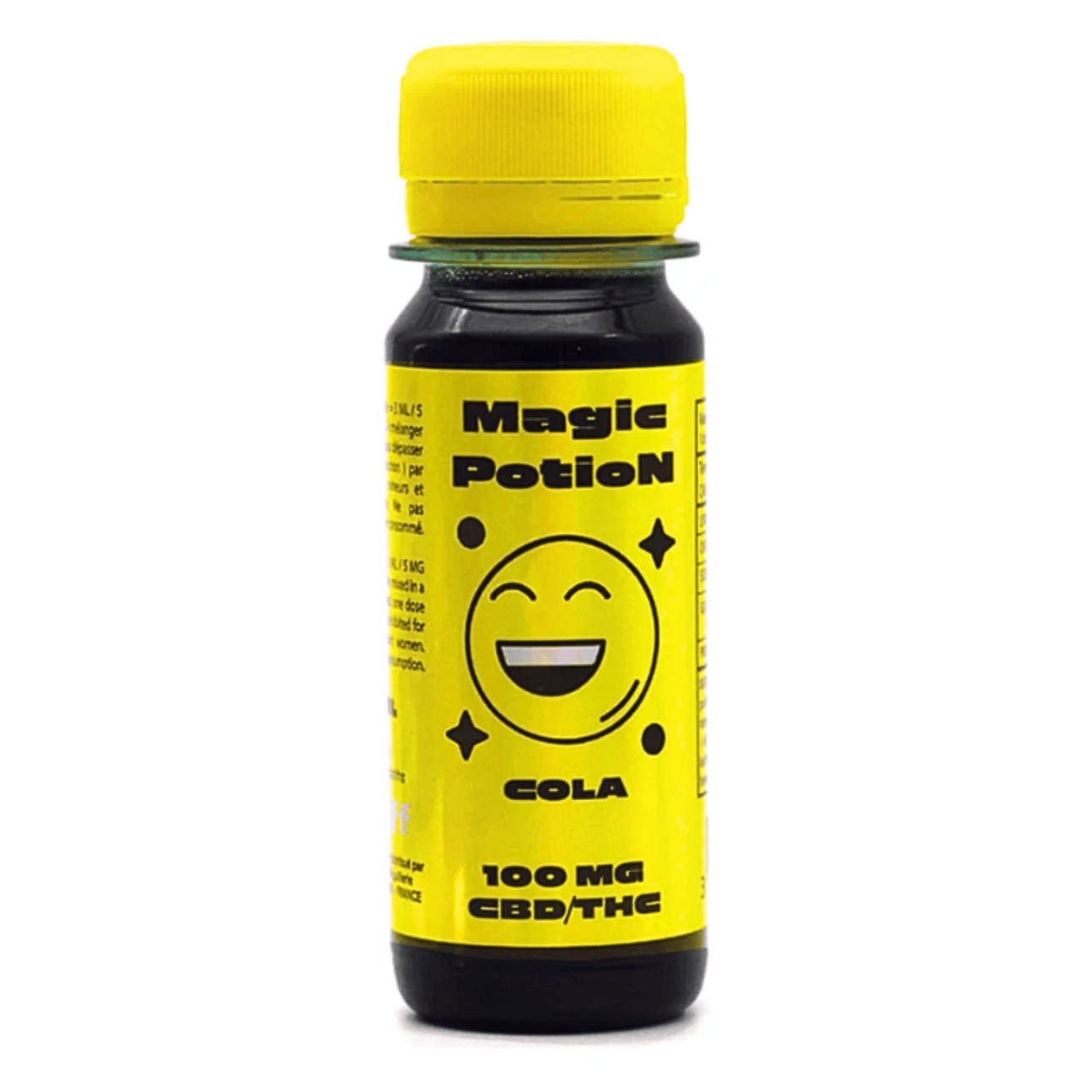 Sirop 60 ml / 100 mg CBD & THC saveur Cola ou Framboise - Magic Potion - Spliff