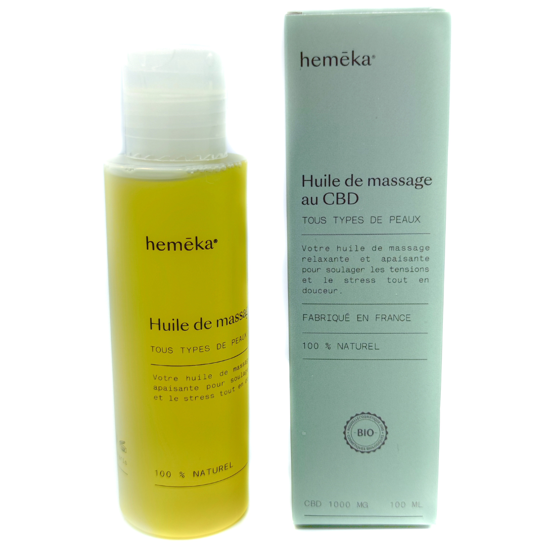 Huile de massage CBD