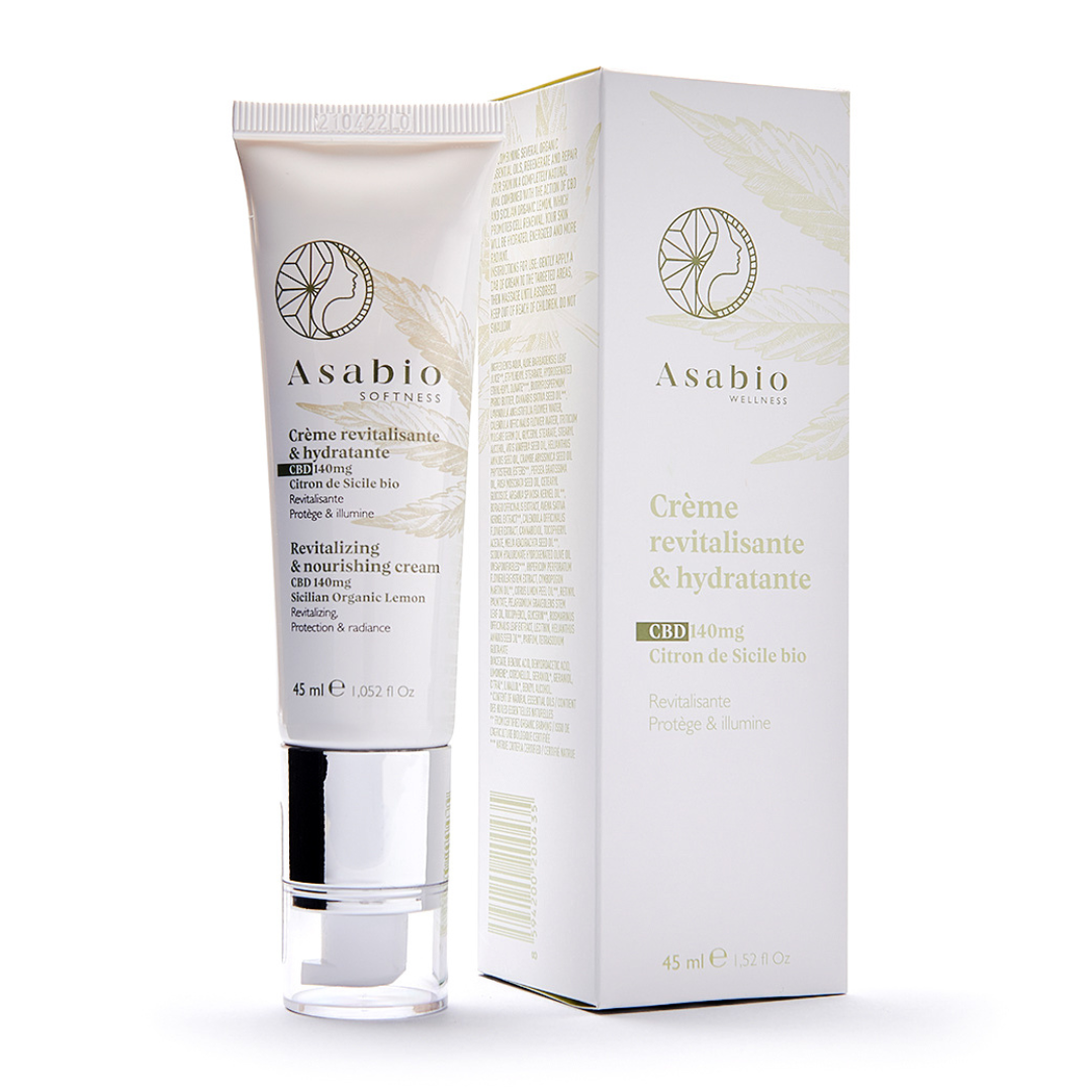 Crème revitalisante et hydratante - Asabio