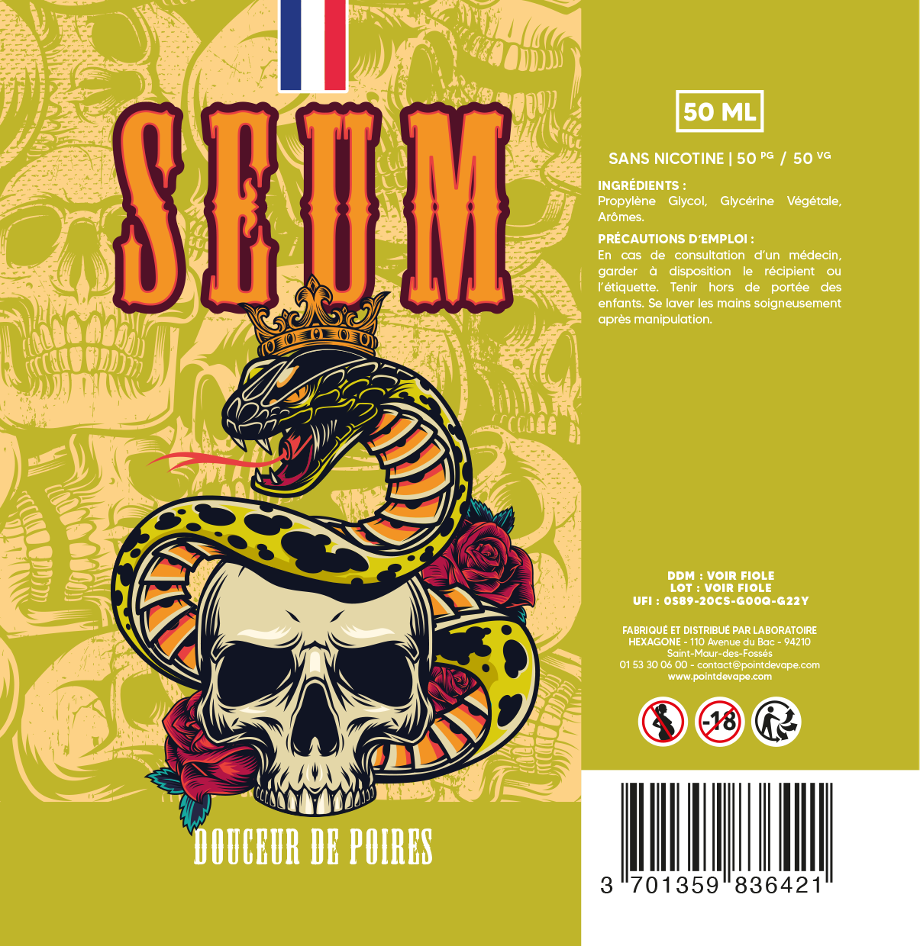 Bobble Gamme Seum 50ml - Douceur de Poires