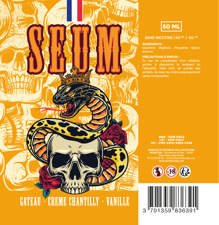 Bobble Gamme Seum 50ml - Gâteau Crème Chantilly Vanille