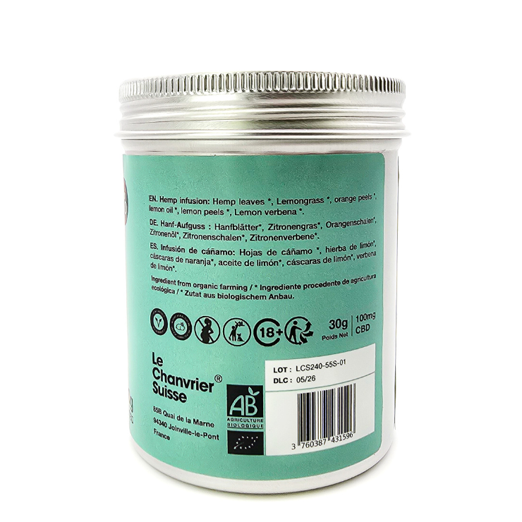 Tisane CBD : Antivieillissement Thé Vert Jasmin