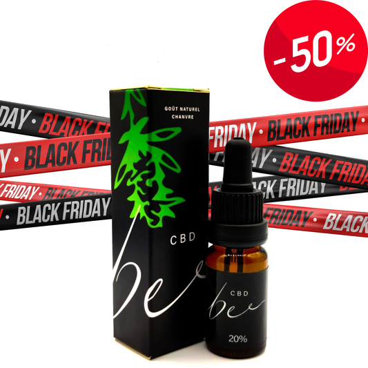 Huile CBD 20% Full Spectrum goût chanvre naturel