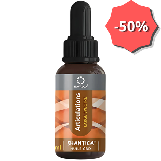 Huile CBD 20% Spectre Large - "Articulation" Boswellia & Vitamine E - NOVALOA