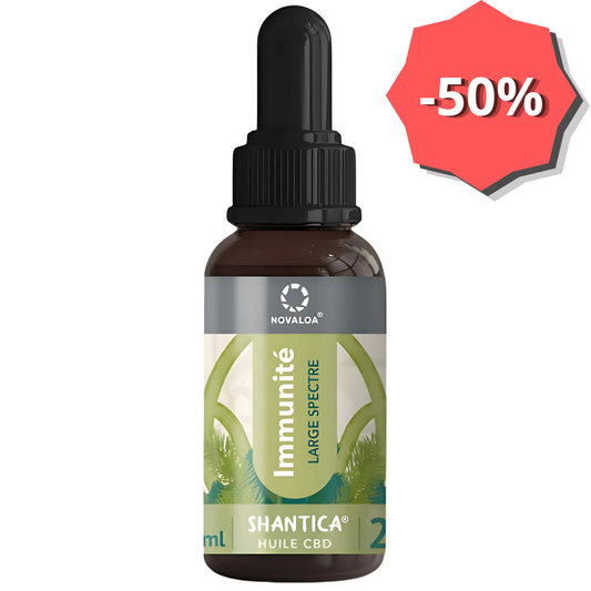 Huile CBD 20% Spectre Large - "Immunité" Astragalus - NOVALOA