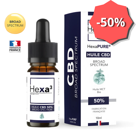 Huile CBD 50% Spectre Large - Hexa3
