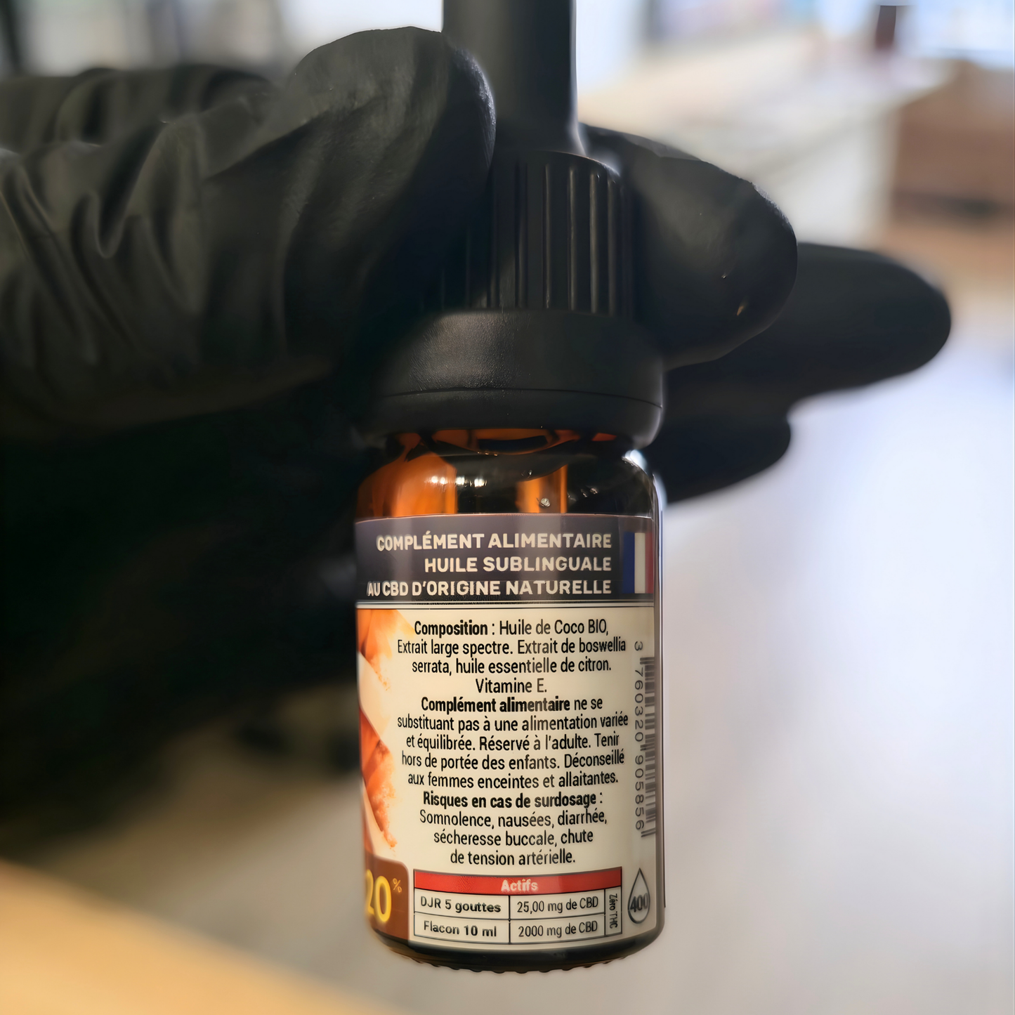 Huile CBD sans THC