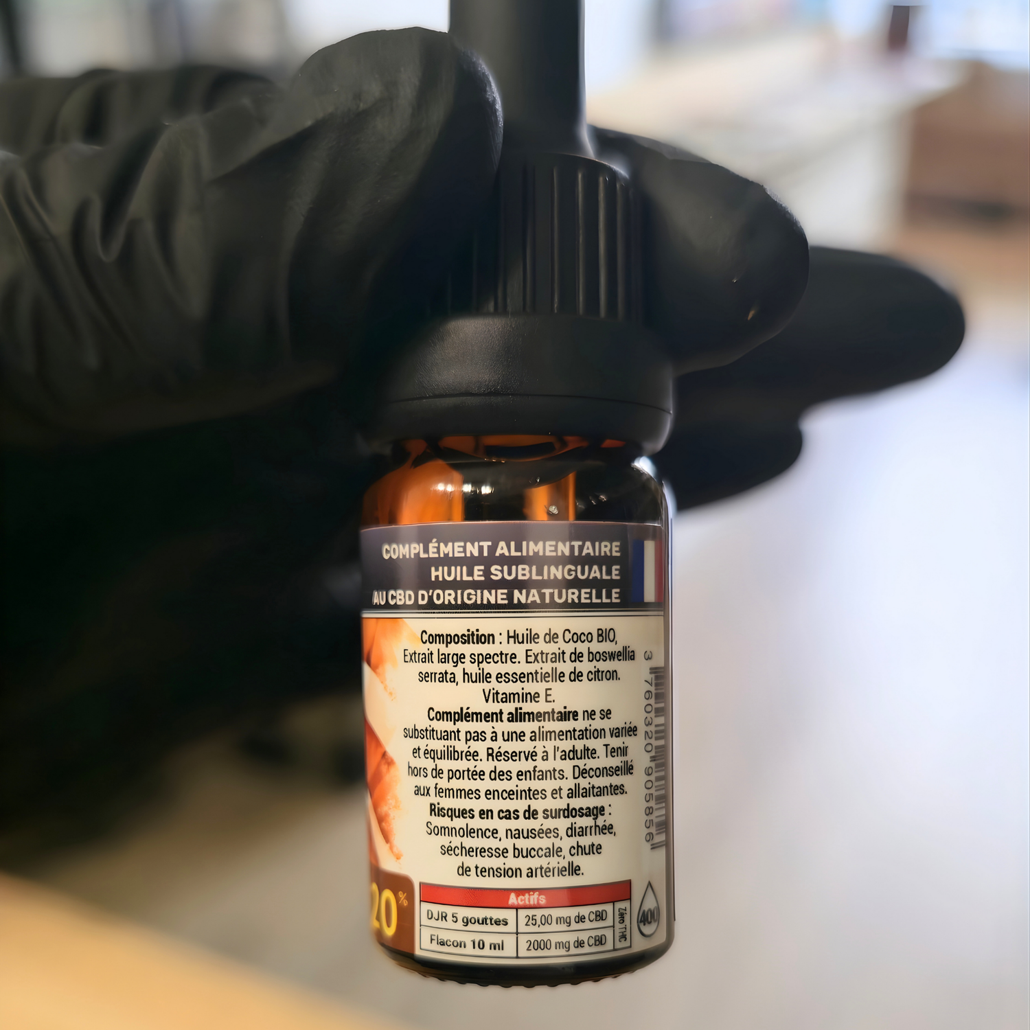 Huile CBD sans THC