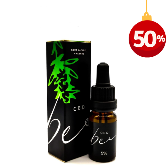 Huile CBD 5% Full Spectrum goût chanvre naturel
