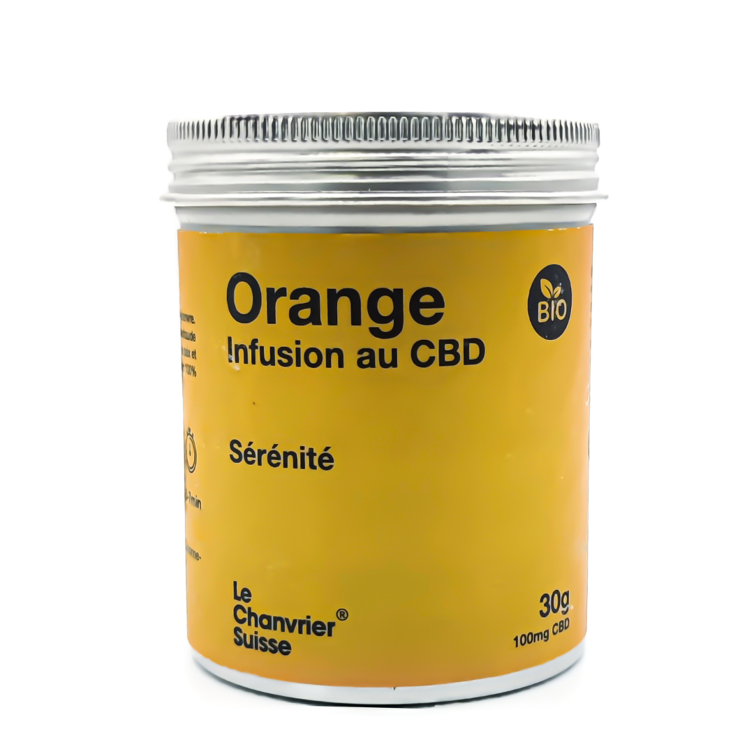 Tisane CBD : Sérénité Orange