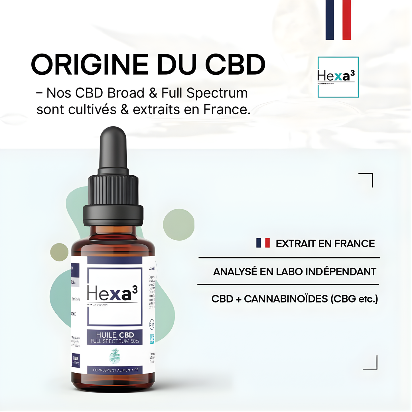 Huile CBD 30% Spectre Large - Hexa3