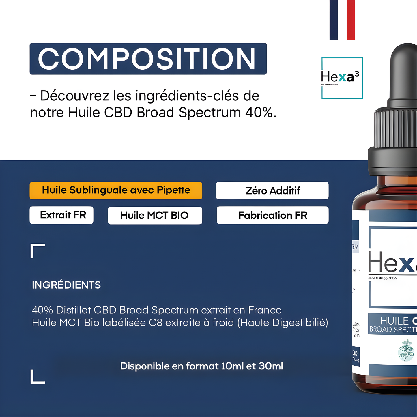 Huiles CBD 40% bio