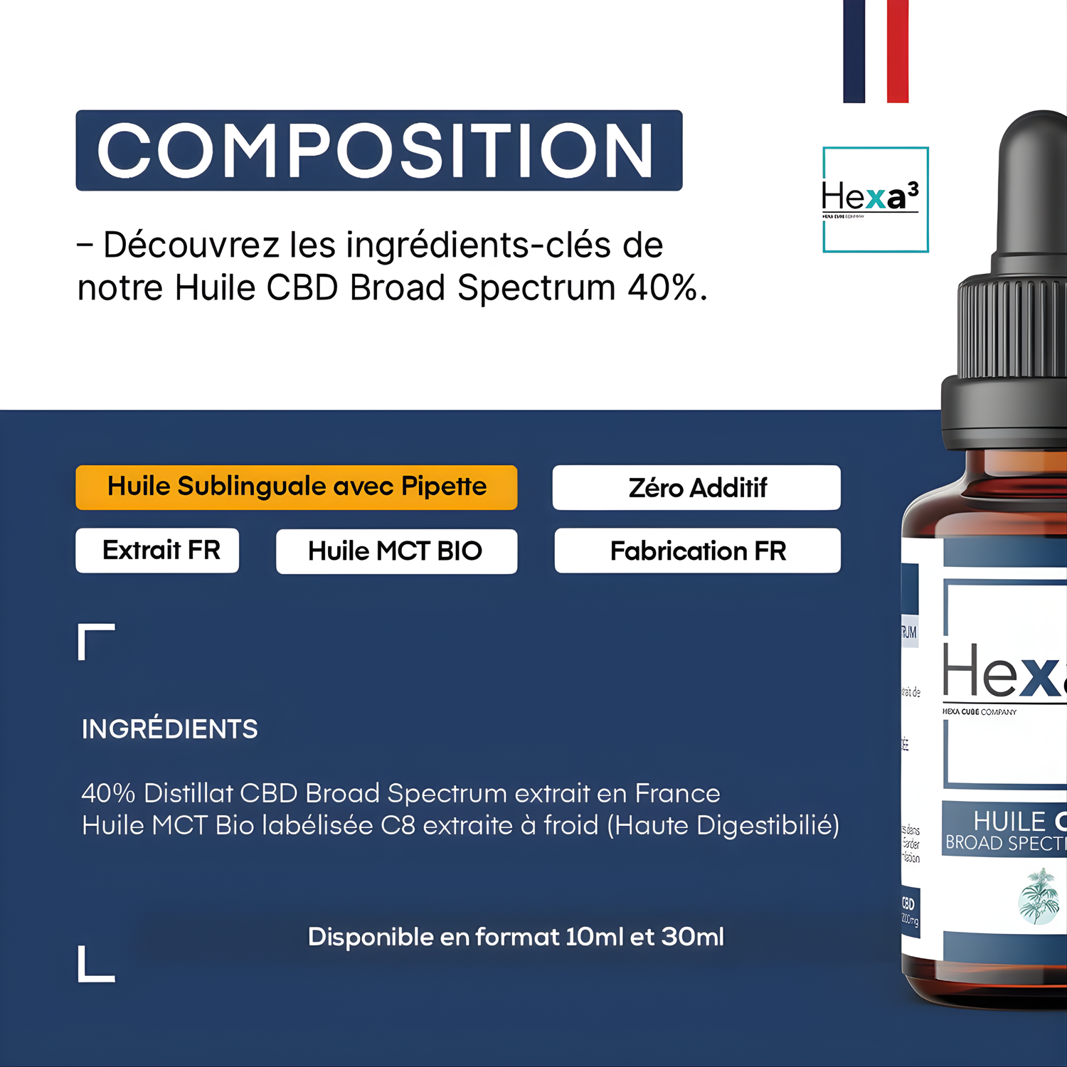 Huiles CBD 40% bio