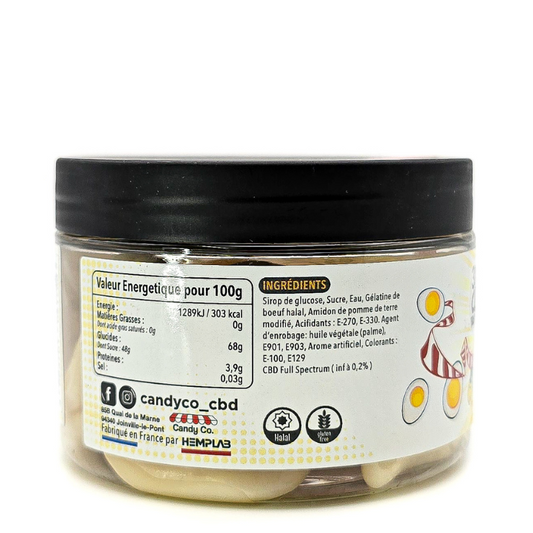 Bonbon Œuf au plat "Eggy Oh" au CBD