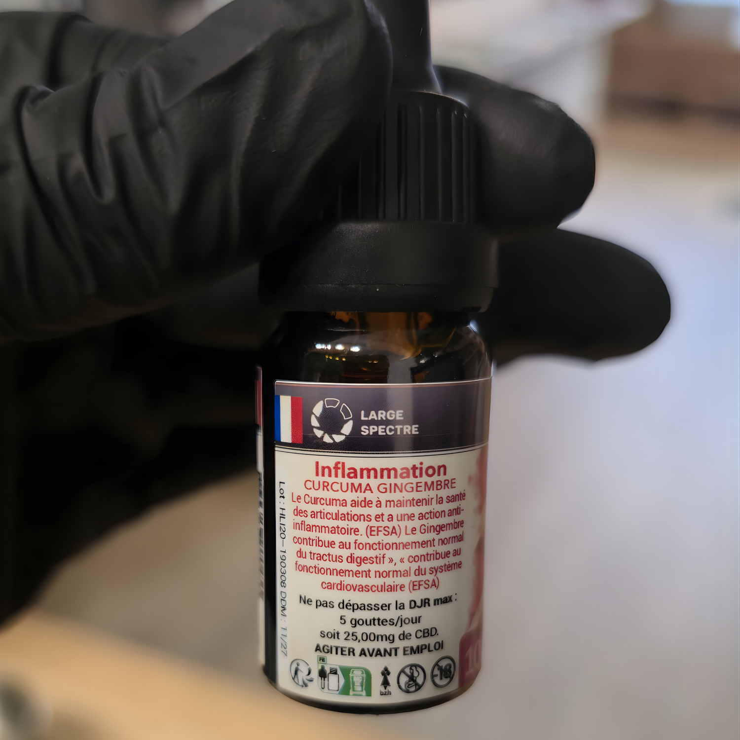 Huile CBD sans THC