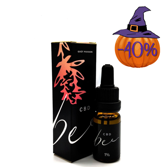 Huile CBD 1% Broad Spectrum goût poisson - Pour animaux