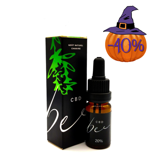 Huile CBD 20% Full Spectrum goût chanvre naturel