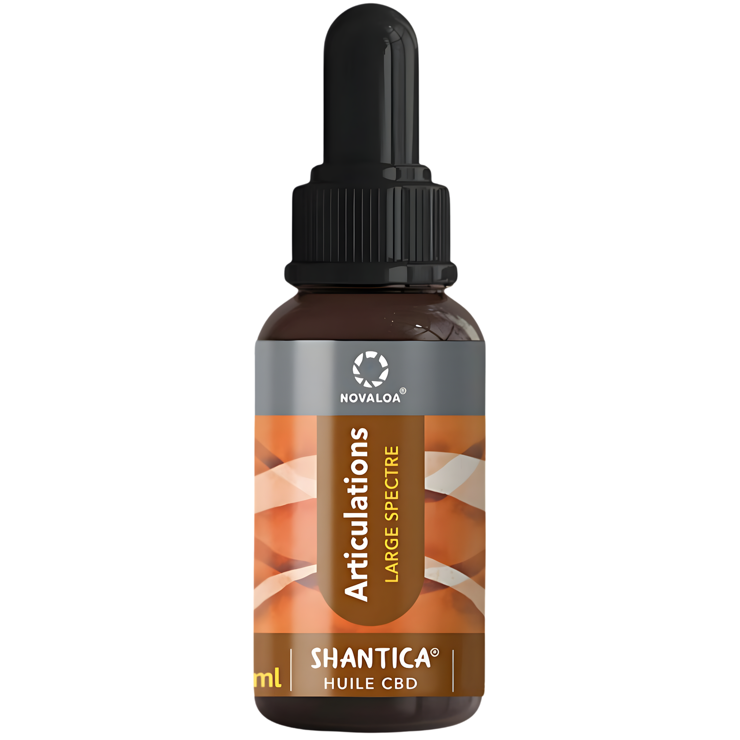 Huile CBD 20% Broad Spectrum Articulation Boswellia & Vitamine E Novaloa